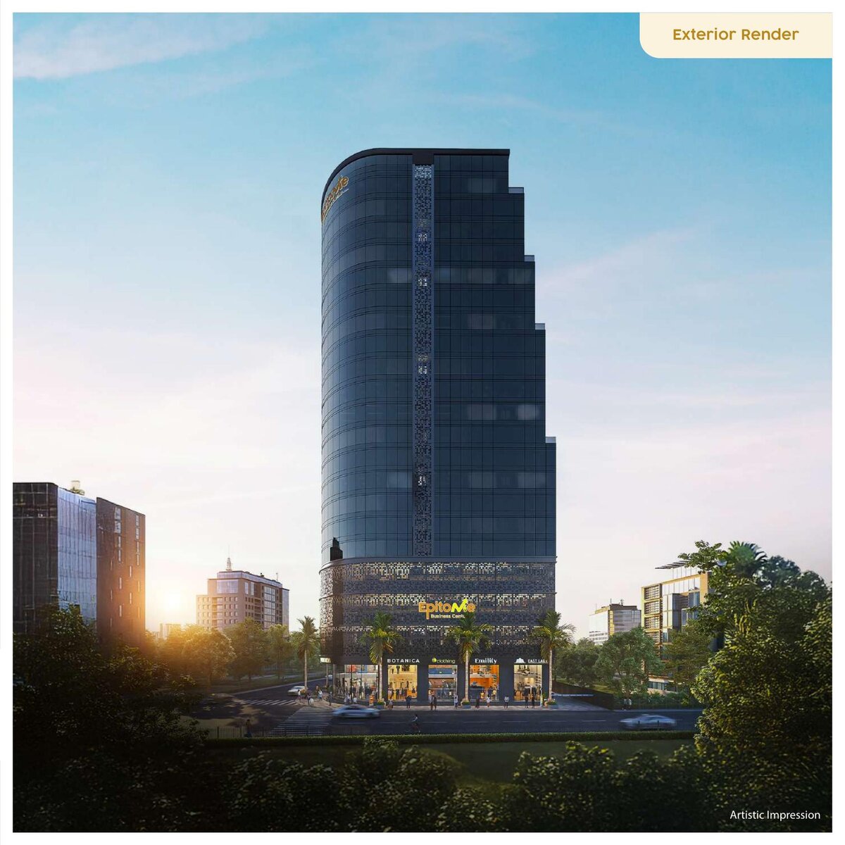 Epitome Business Center exterior render
